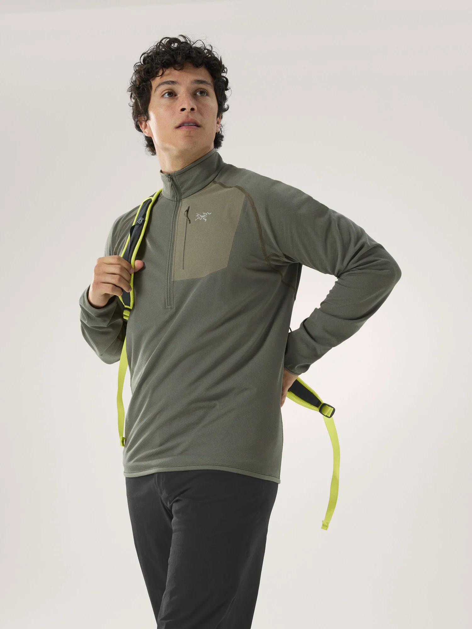 Delta 1/2 Zip Neck Men's - Image 2