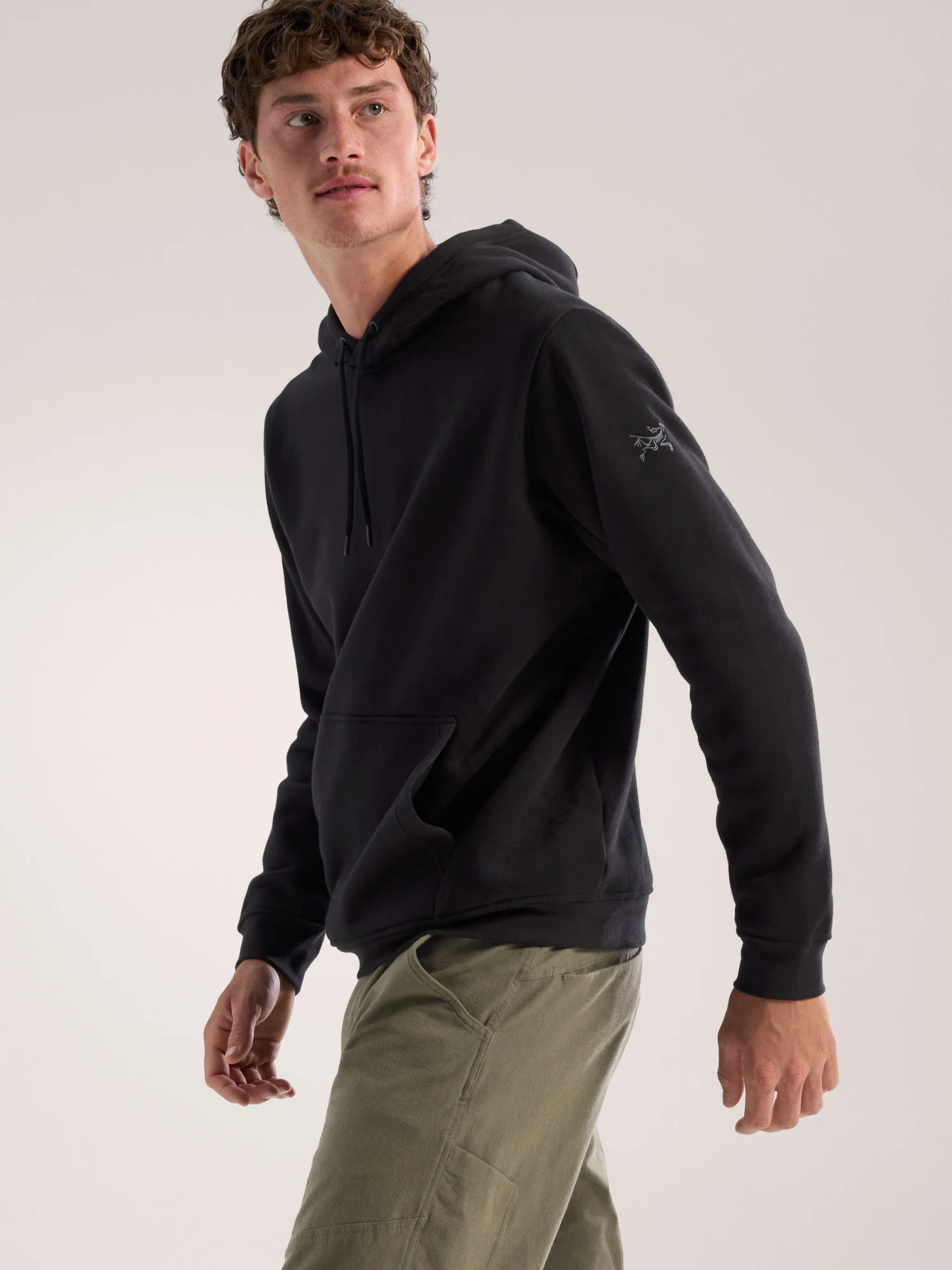 Emblem Fleece Hoody Men's - Image 2