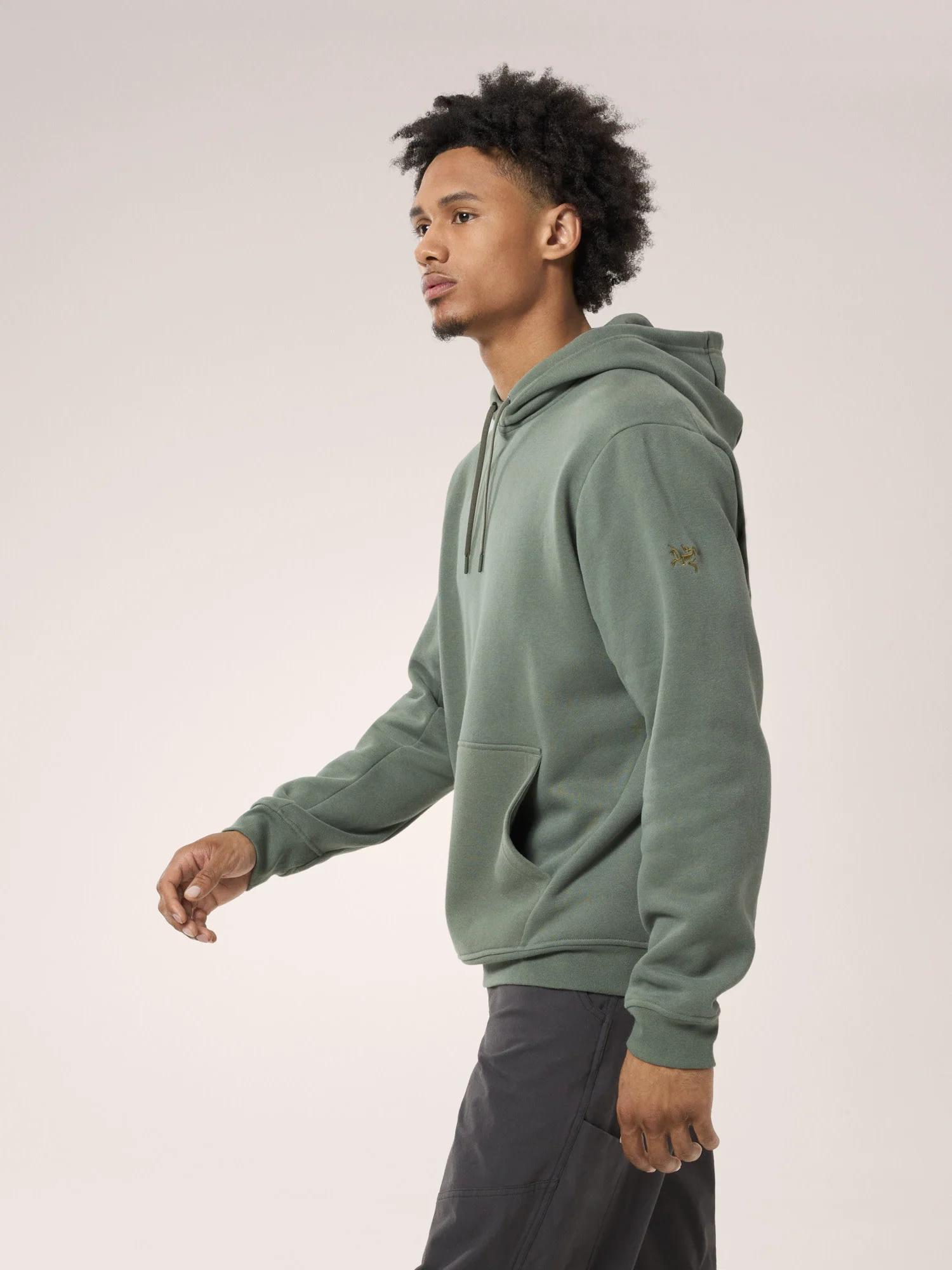 Emblem Fleece Hoody Men's - Image 4