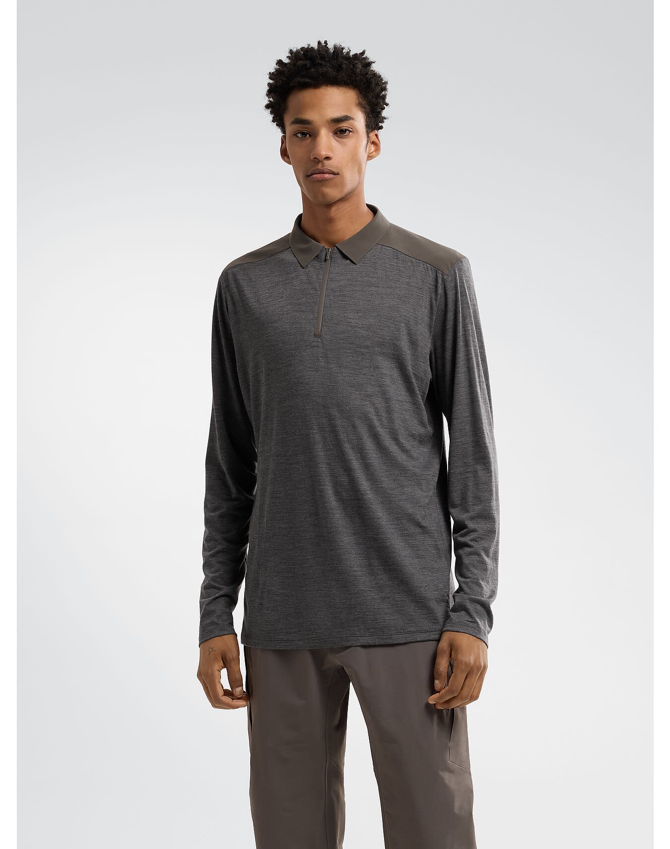 Frame Polo Shirt LS Men's