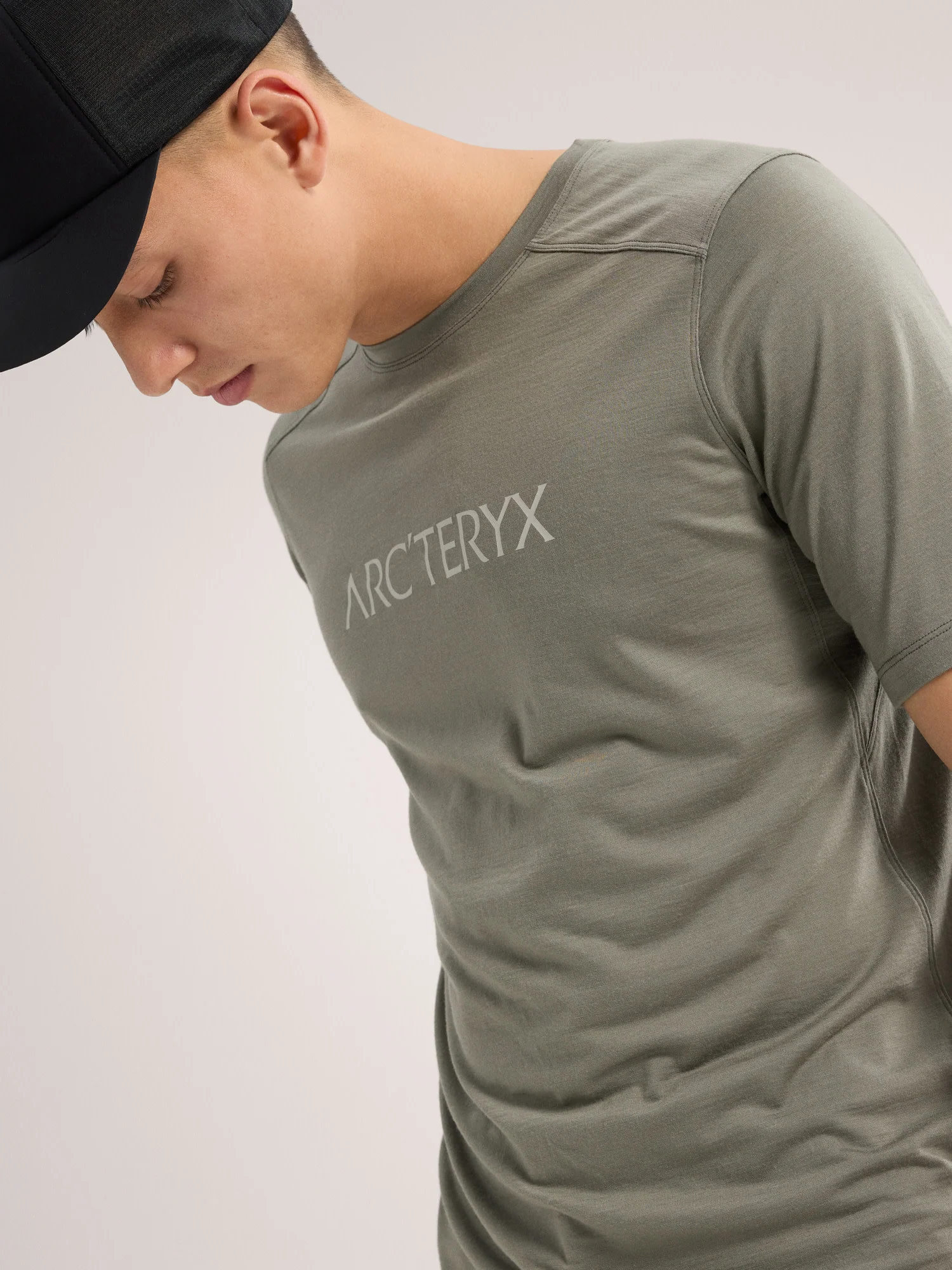 Ionia Merino Wool Arc'Word Logo Shirt SS Men's - Image 2