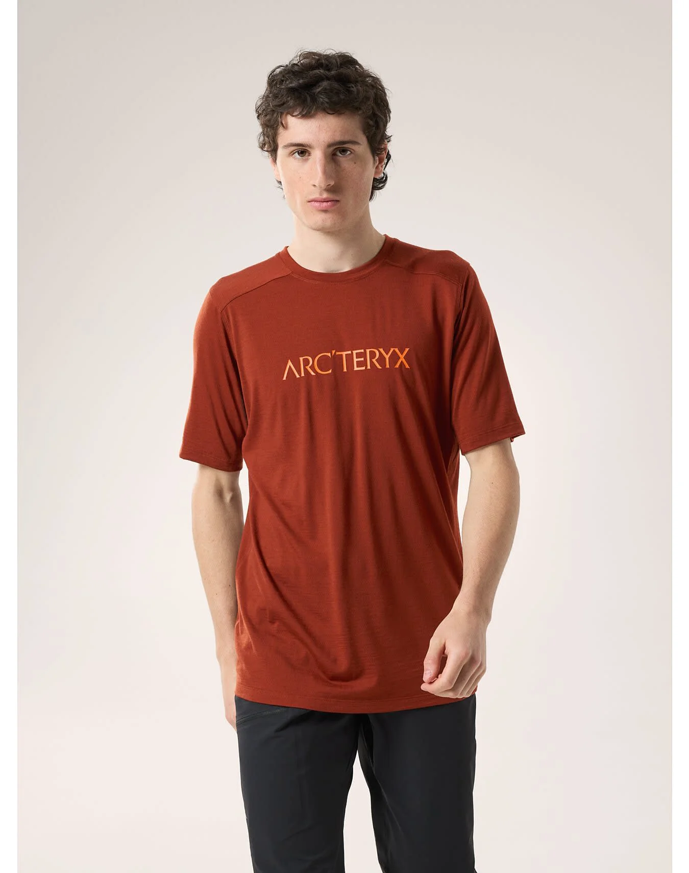 Ionia Merino Wool Arc'Word Logo Shirt SS Men's