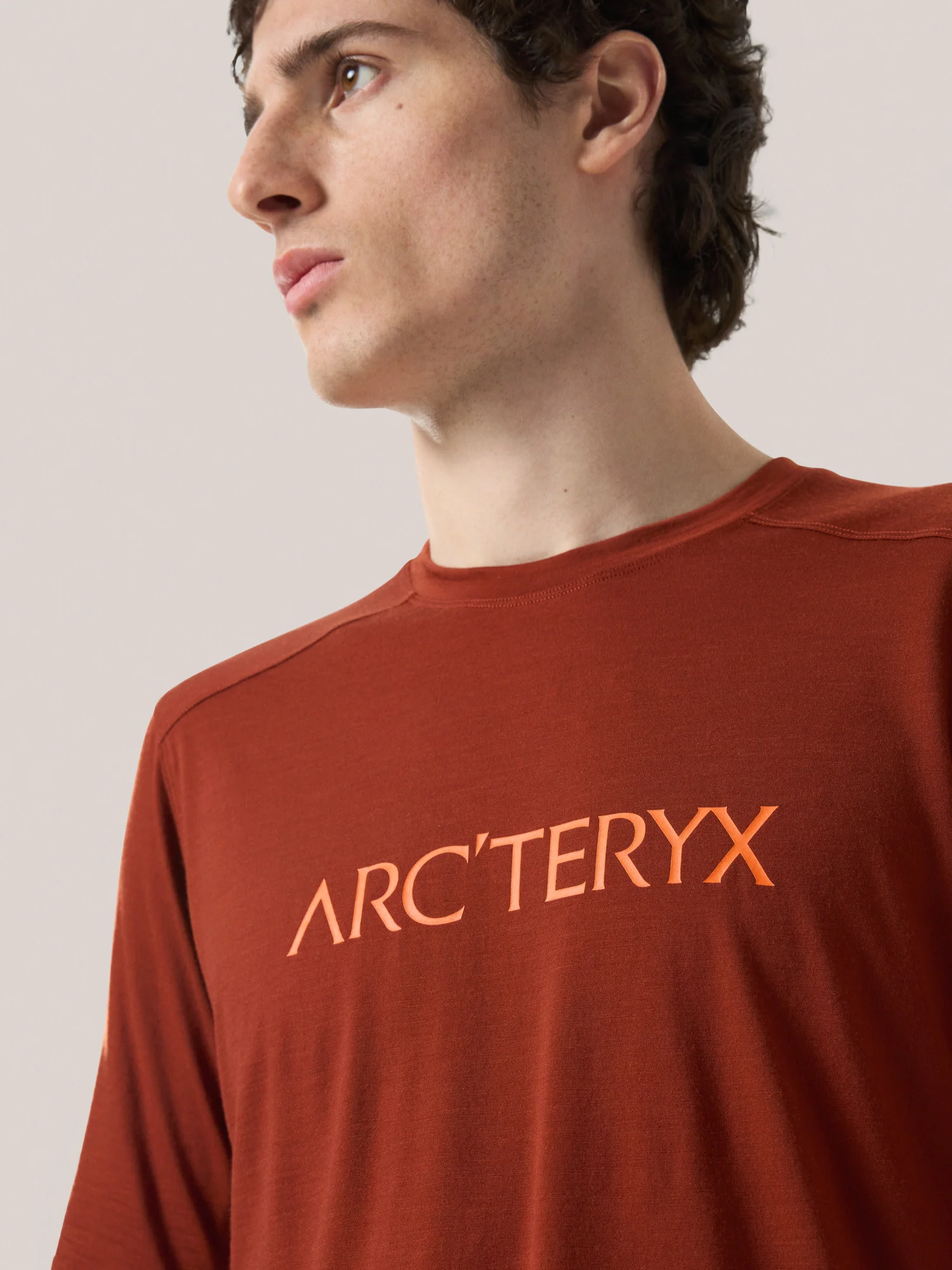 Ionia Merino Wool Arc'Word Logo Shirt SS Men's - Image 2