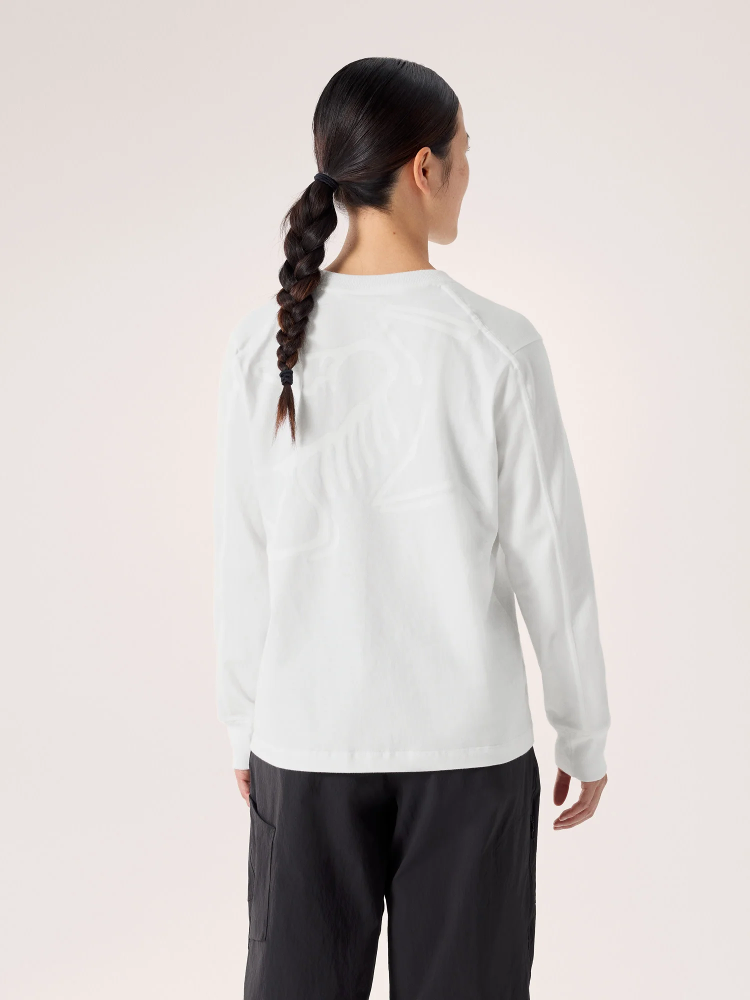Kragg Cotton Bird Crew Neck Shirt LS Women's - Image 4