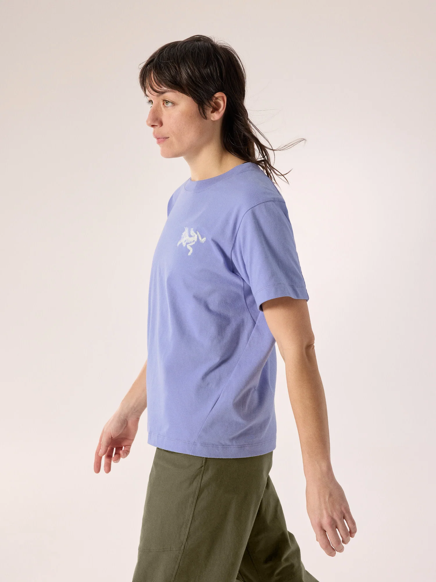 Kragg Cotton Bird Tile Crew Shirt SS Women's - Image 5