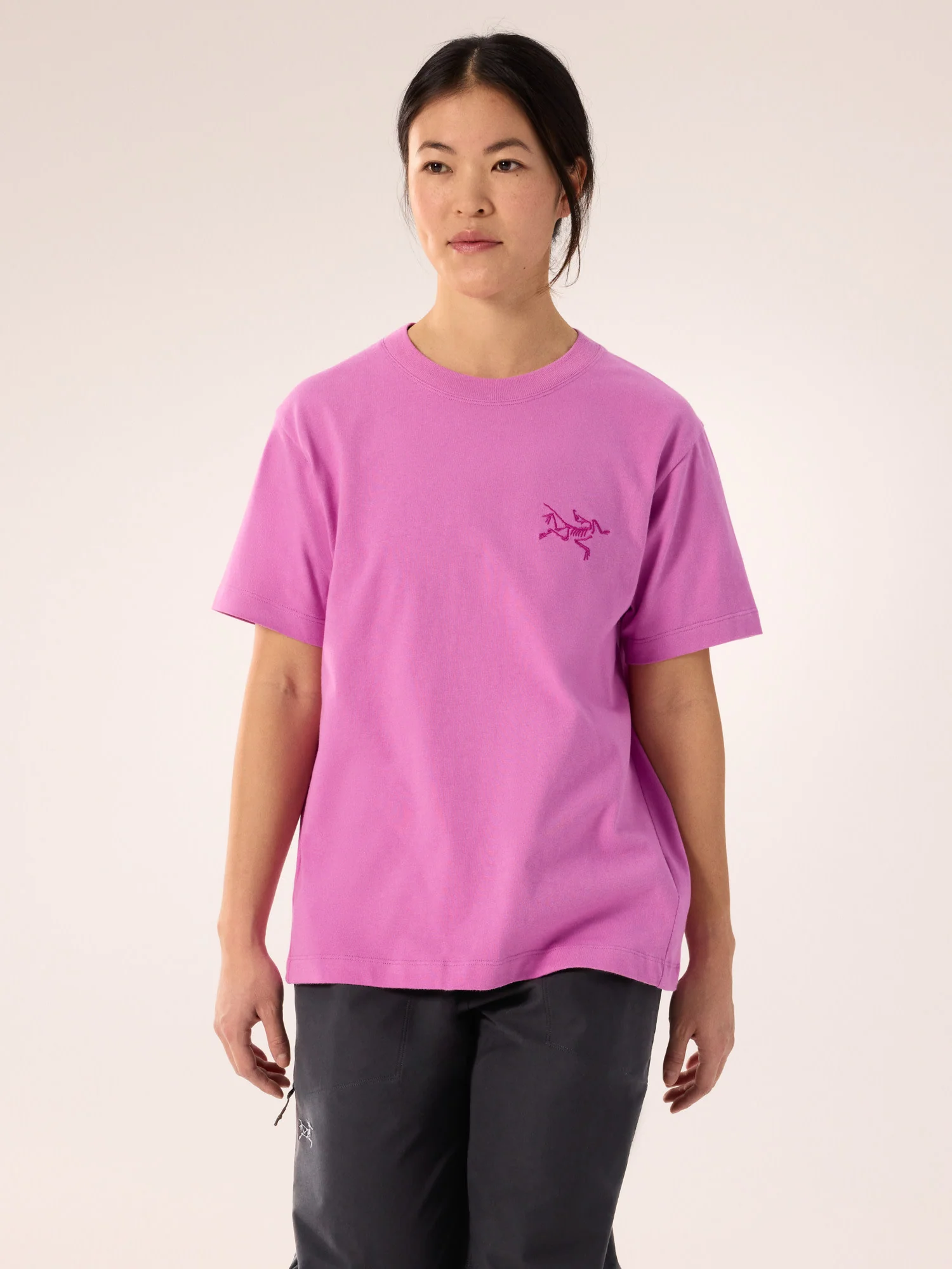 Kragg Cotton Little Bird Crew Neck Shirt SS Women's
