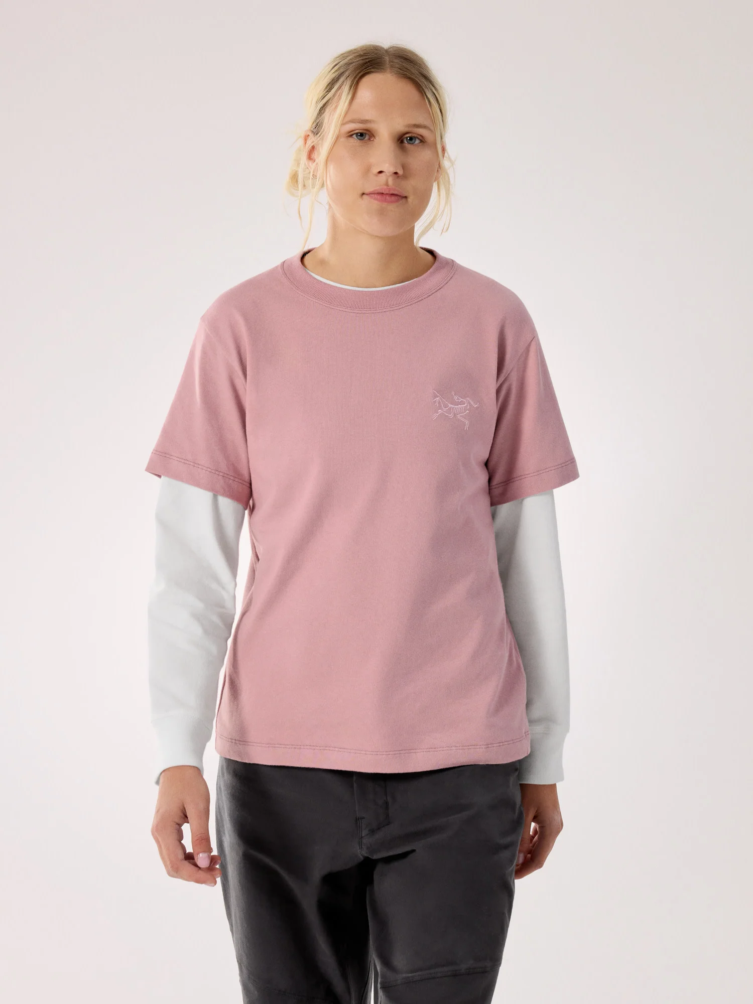 Kragg Cotton Little Bird Crew Neck Shirt SS Women's