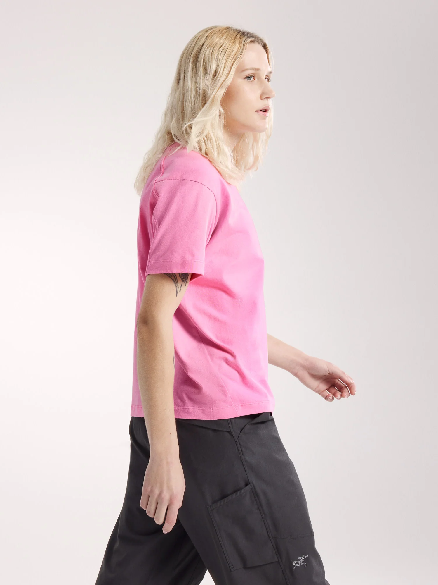 Kragg Cotton Little Bird Crew Neck Shirt SS Women's - Image 5