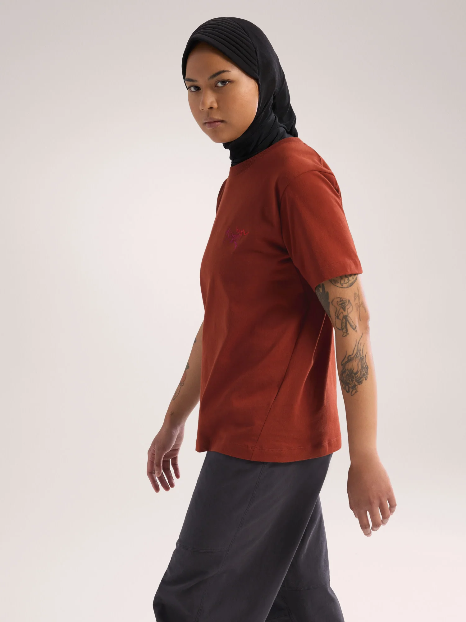 Kragg Cotton Little Bird Crew Neck Shirt SS Women's - Image 5