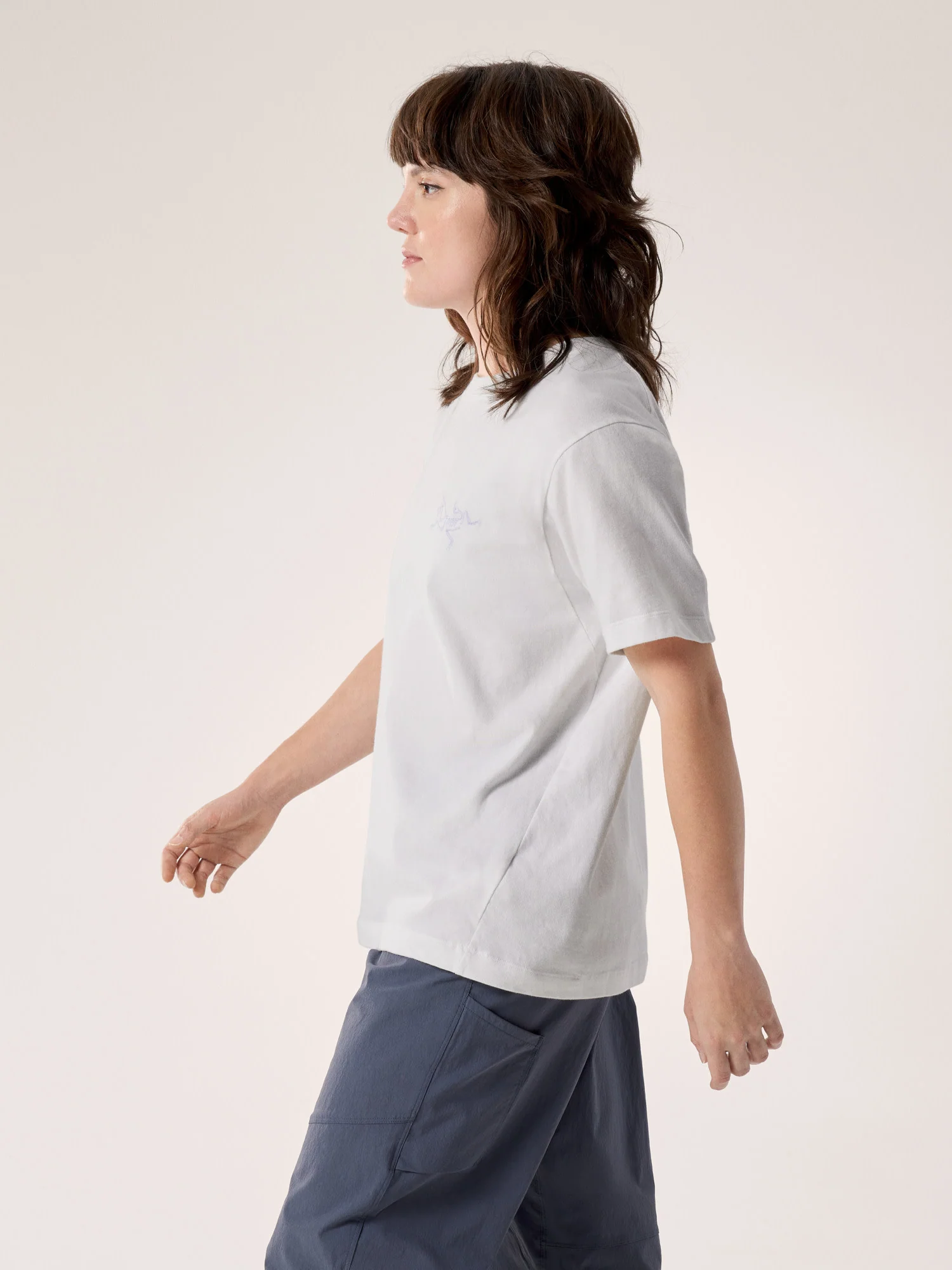 Kragg Cotton Little Bird Crew Neck Shirt SS Women's - Image 5
