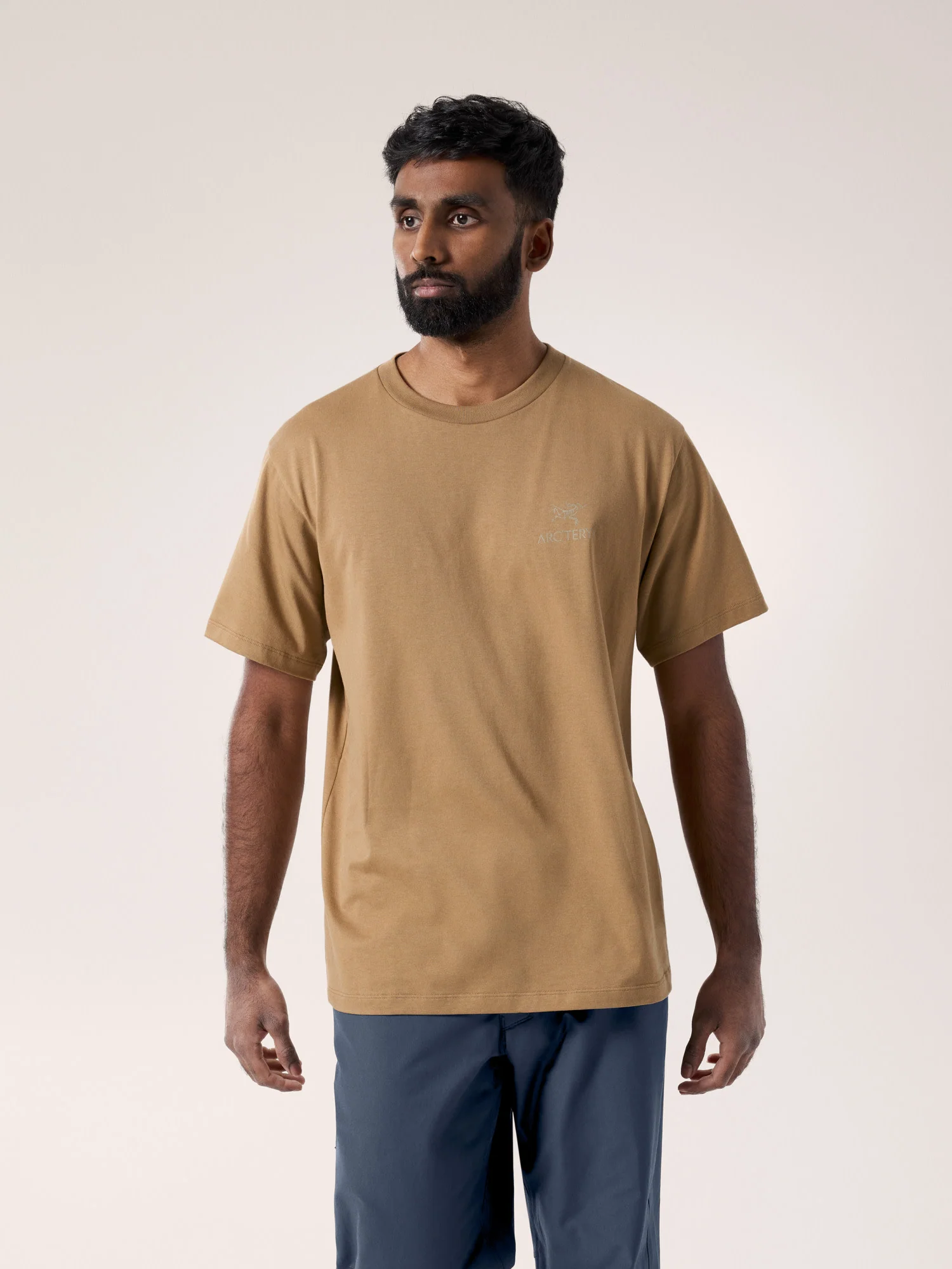 Kragg SL Cotton Bird Word Shirt SS Men's