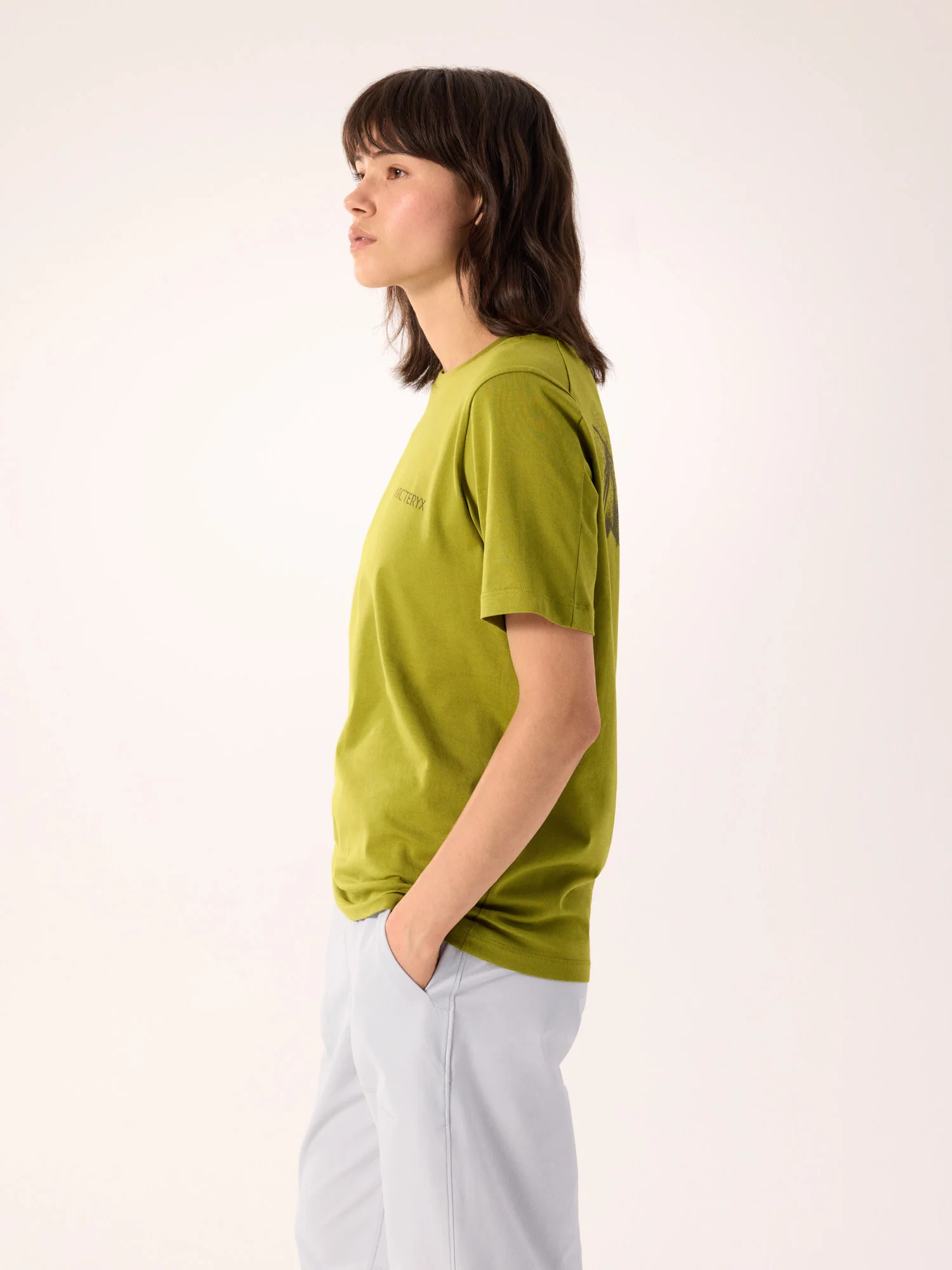 Kragg SL Cotton Blurred Bird Crew Shirt SS Women's - Image 5
