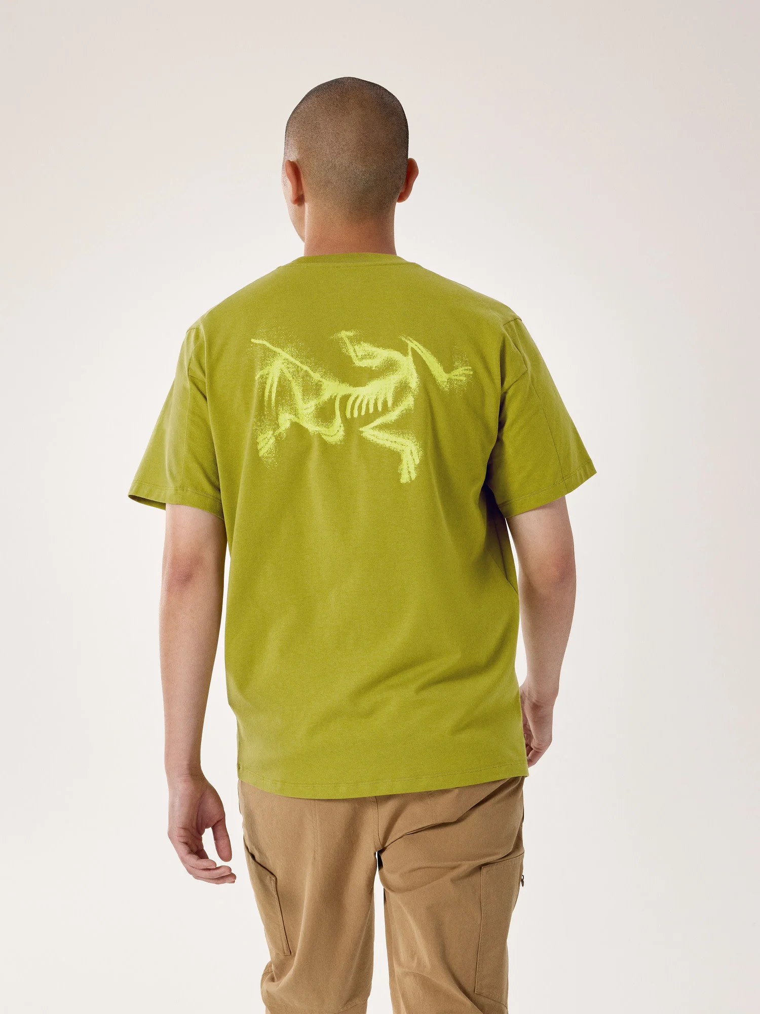 Kragg SL Cotton Blurred Bird Shirt SS Men's - Image 4
