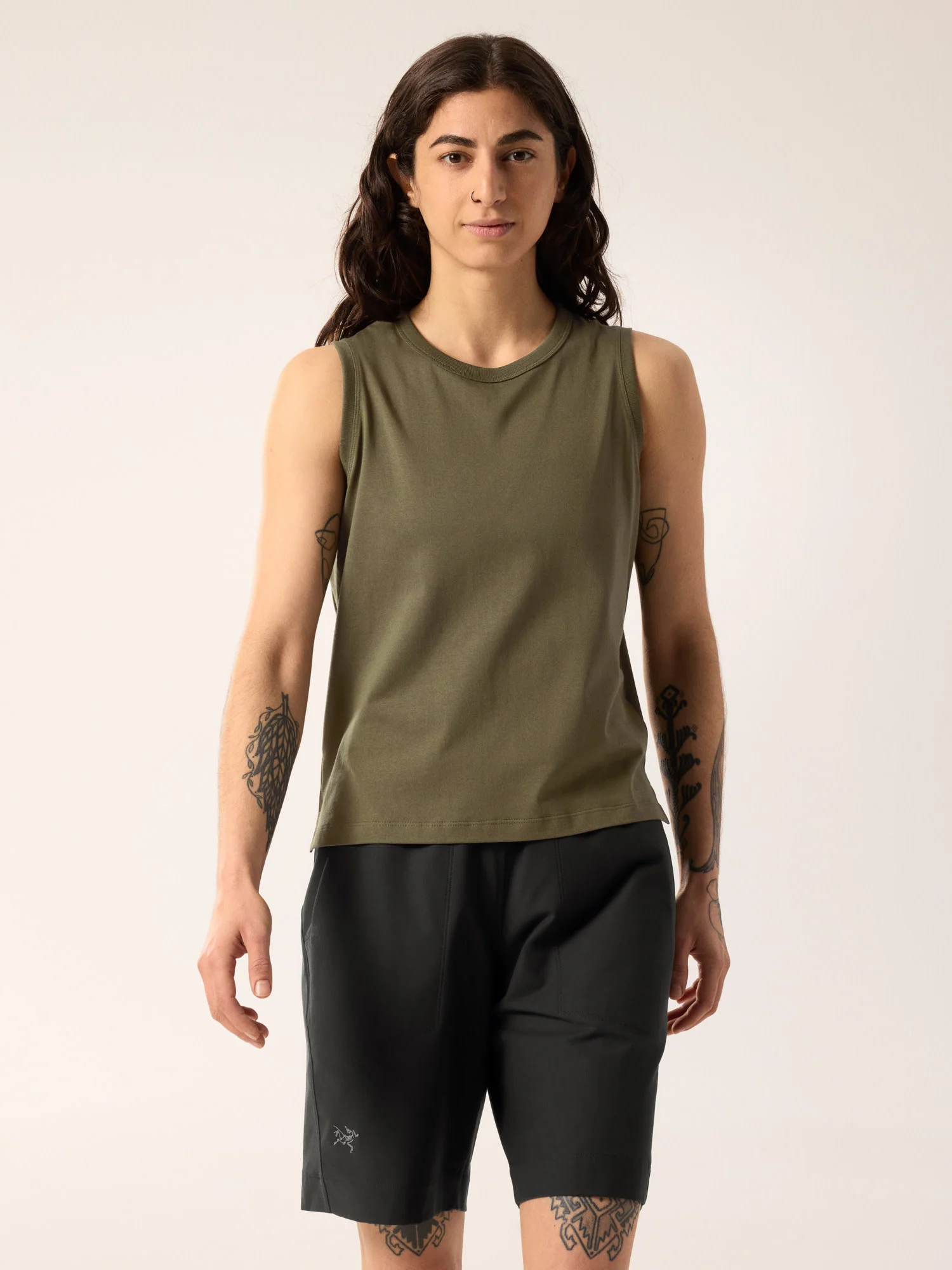Kragg SL Cotton Blurred Bird Tank Women's