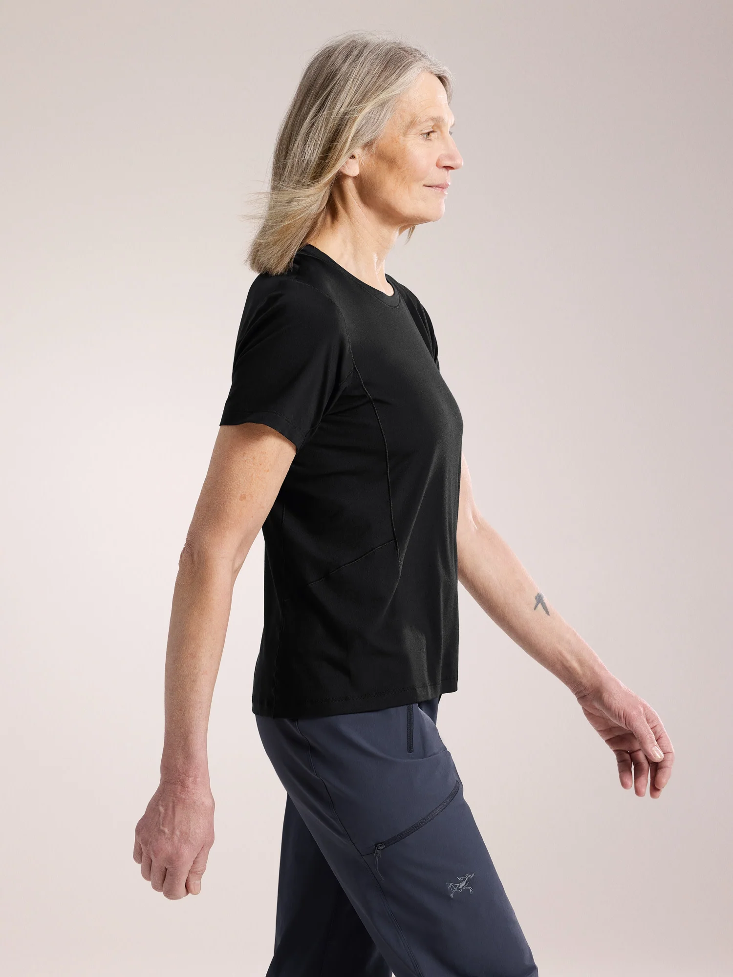 Lana Merino Wool Crew Shirt SS Women's - Image 5