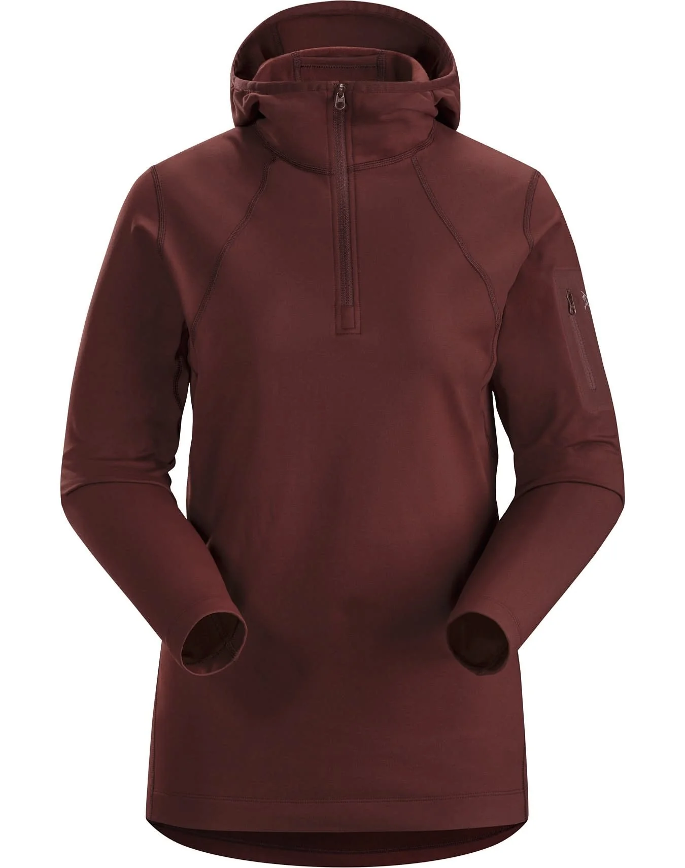 Rho LT Hooded Zip Neck Women's