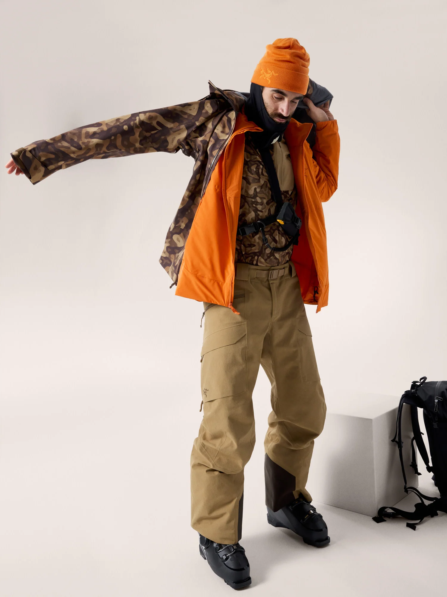 Rho LT Zip Neck Print Men's - Image 3