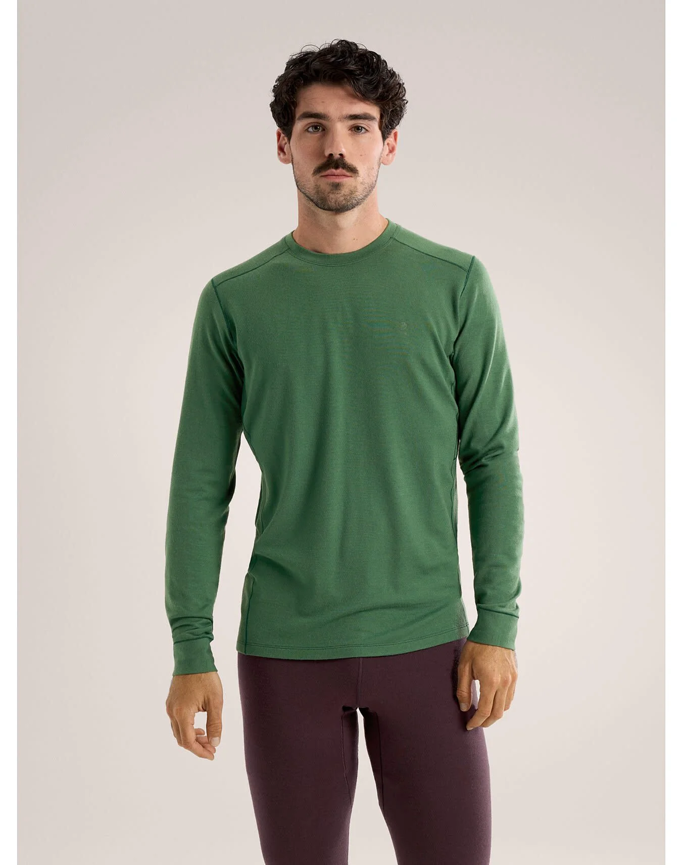 Rho Merino Wool Crew Neck LS Men's