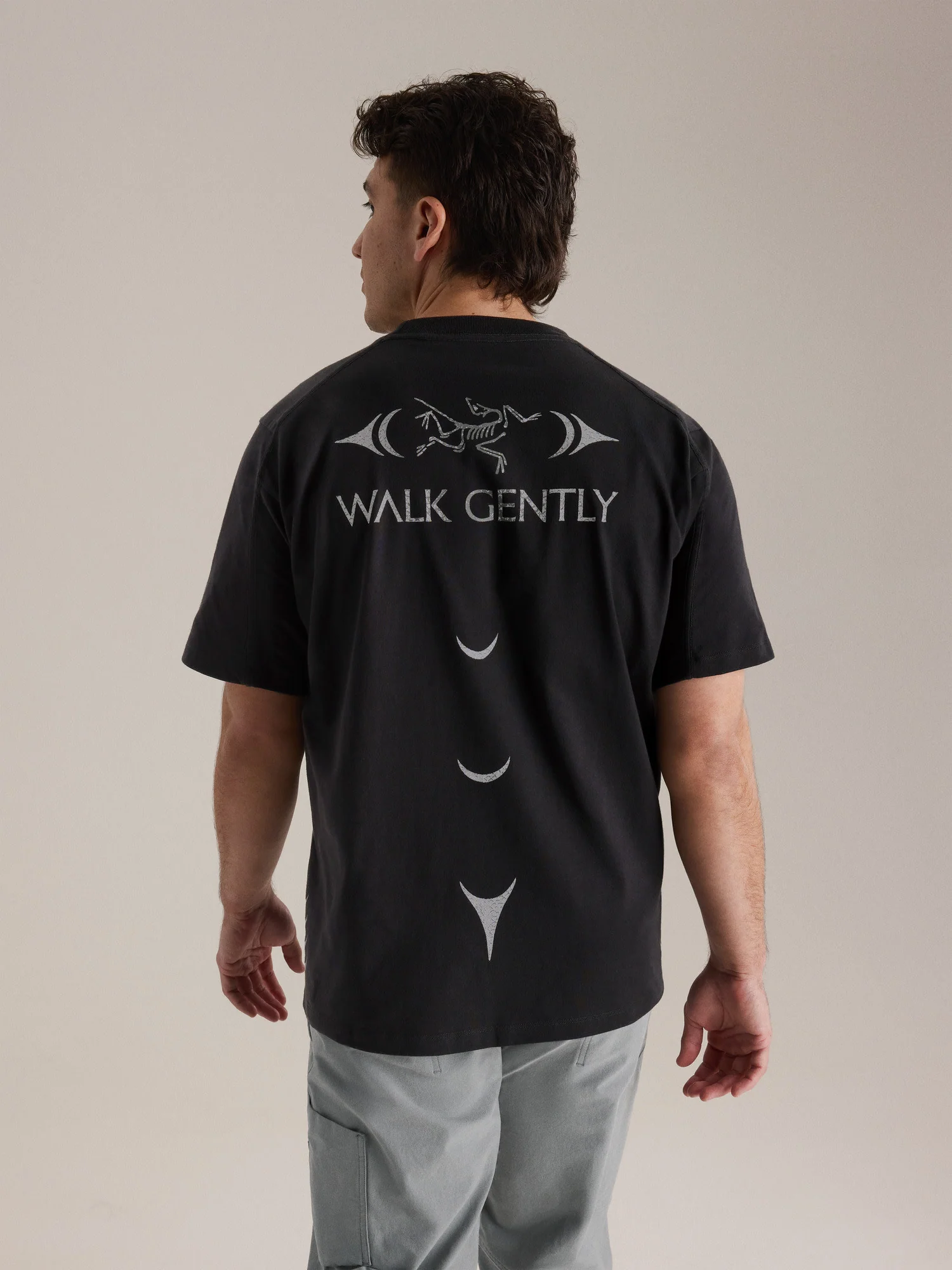 Walk Gently Cotton Salmon Skin Shirt SS Men's - Image 4